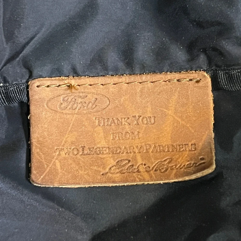 Ford Messenger Bag Canvas Leather Trim Approx 2005 Promotional Item‎ USA Made